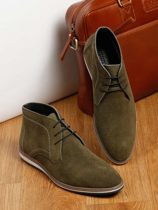 Navy desert boots best sale