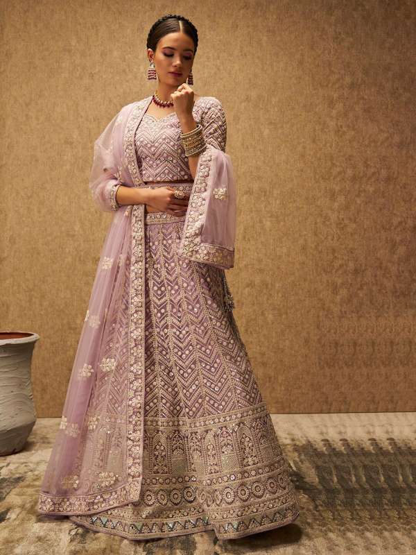 Buy net top lehenga online
