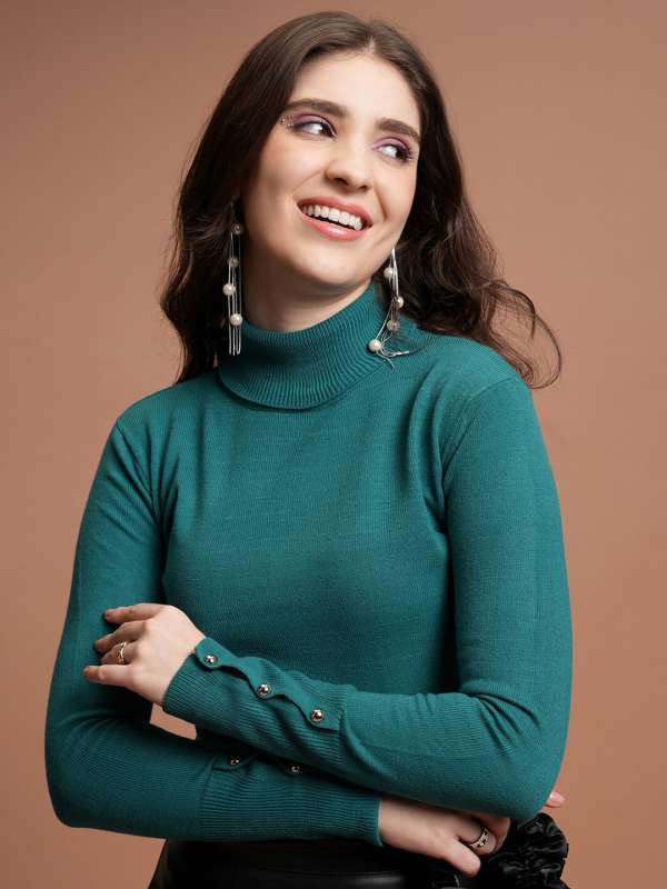 Ladies teal sweaters outlet