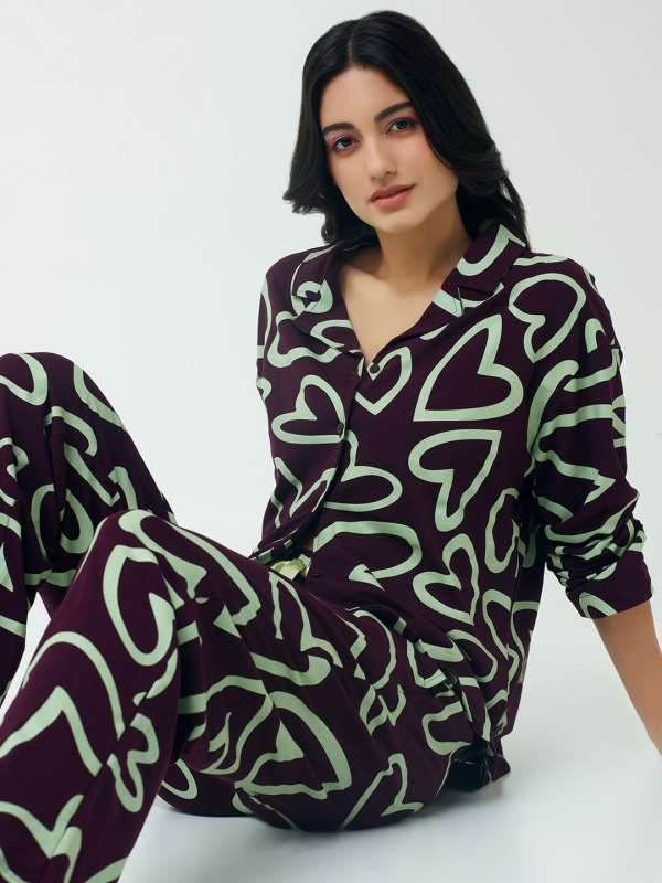 Heart 2 Nightwear Women Night Suits Buy Heart 2 Nightwear Women