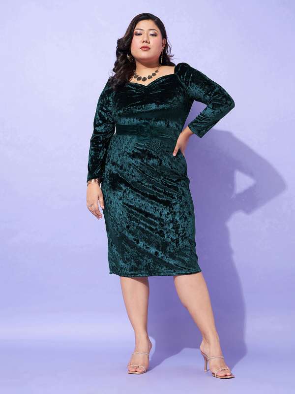 Plus size dresses myntra store