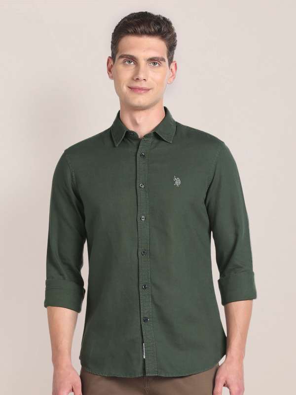 Buy Us Polo Assn Linen Shirts online in India