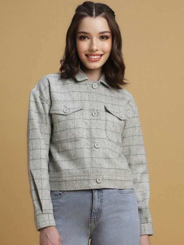 Forever 21 grey coat hotsell