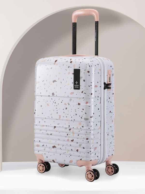 White sales trolley bag