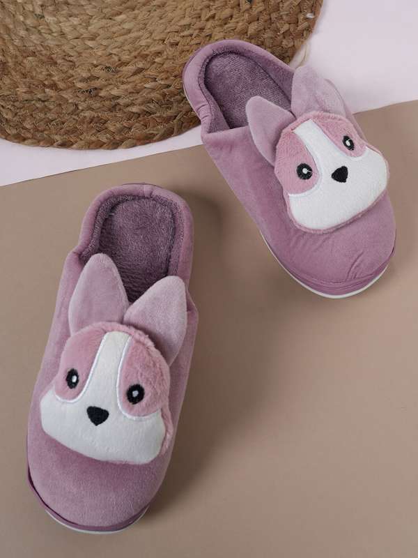 Fur slippers myntra 2025