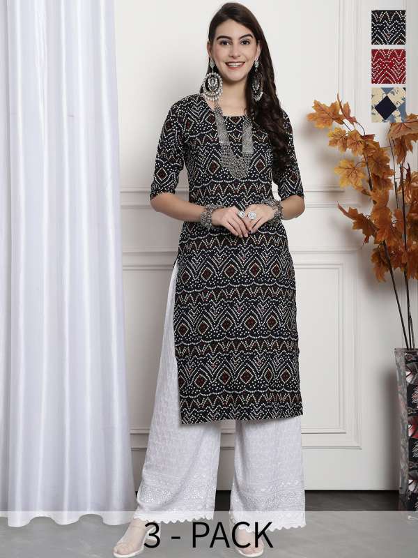 Crepe kurtis online clearance