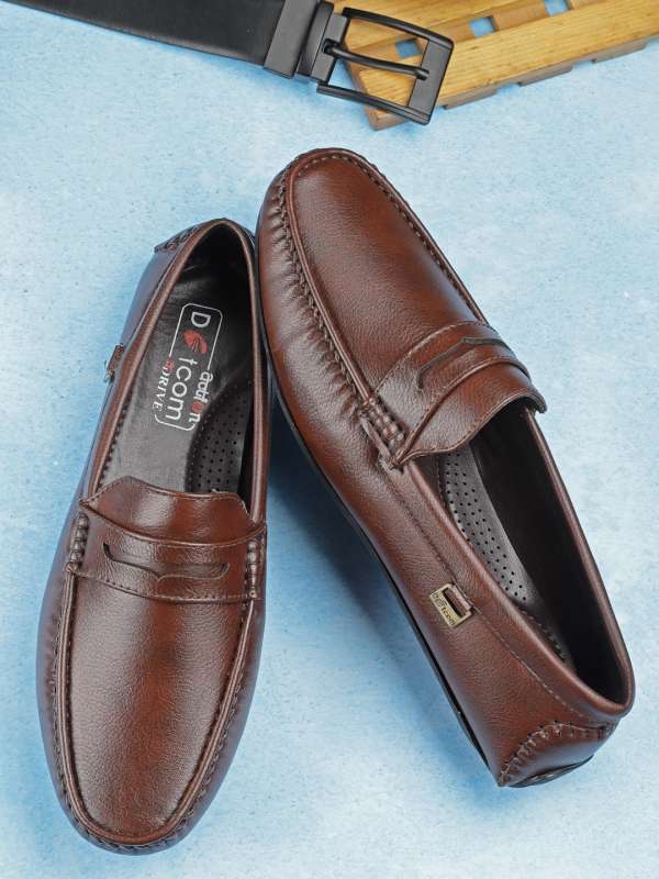 Action brown casual shoes clearance