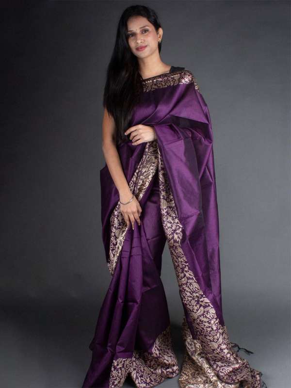 Plain best sale saree jewellery