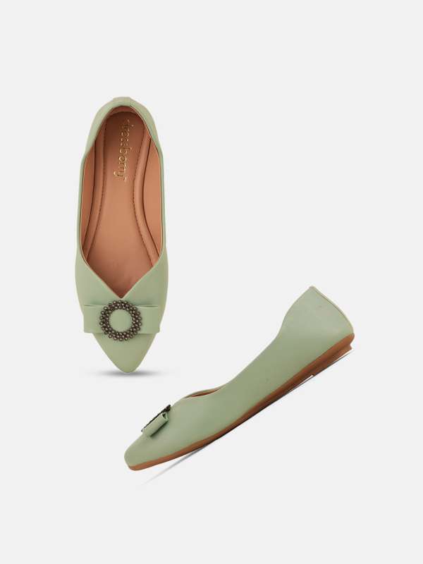 Green hotsell ballerina pumps