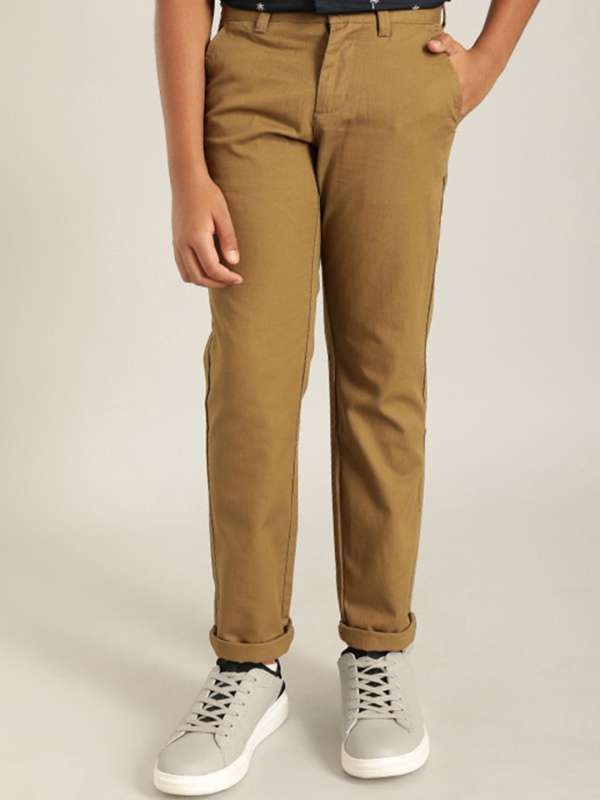 Khaki trousers clearance mens india