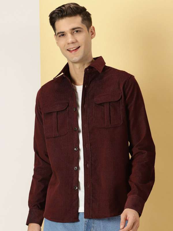 Corduroy shirt online mens