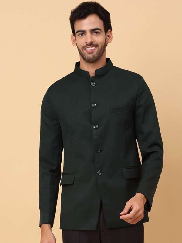 No lapel online blazer mens