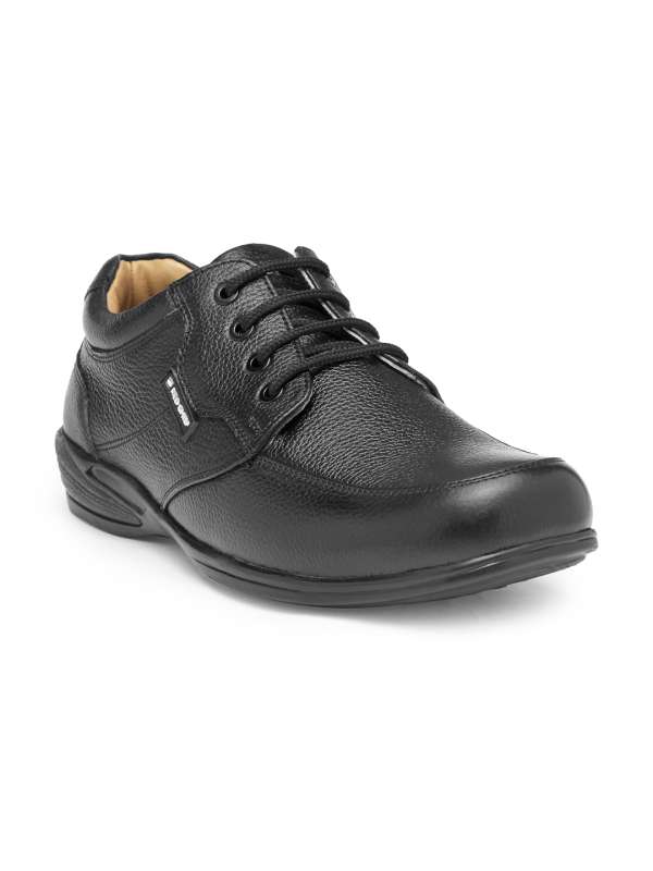 red chief black formal shoes price