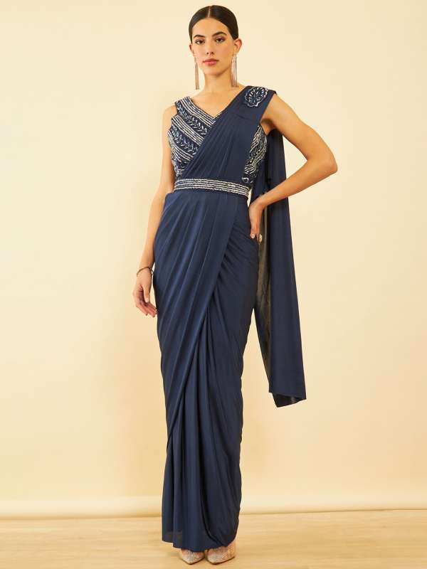 Ready to best sale wear saree myntra
