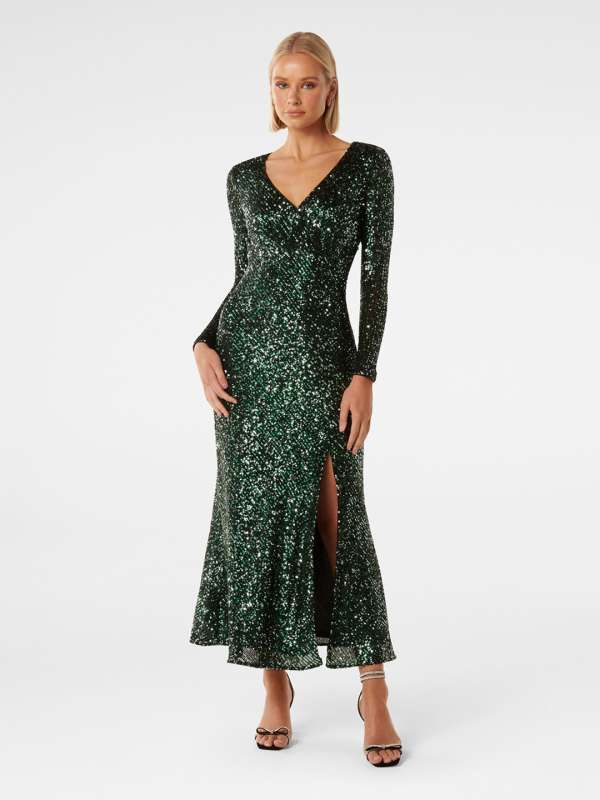 Myntra sequin dress top