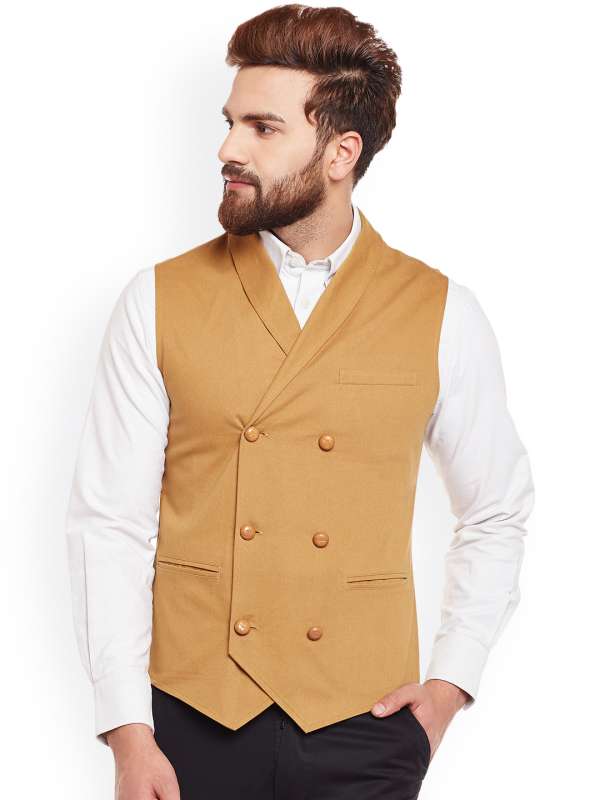 Khaki waistcoat top