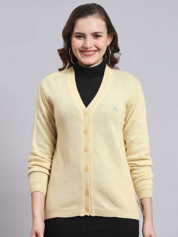 Women Yellow Sweaters Buy Women Yellow Sweaters online in India