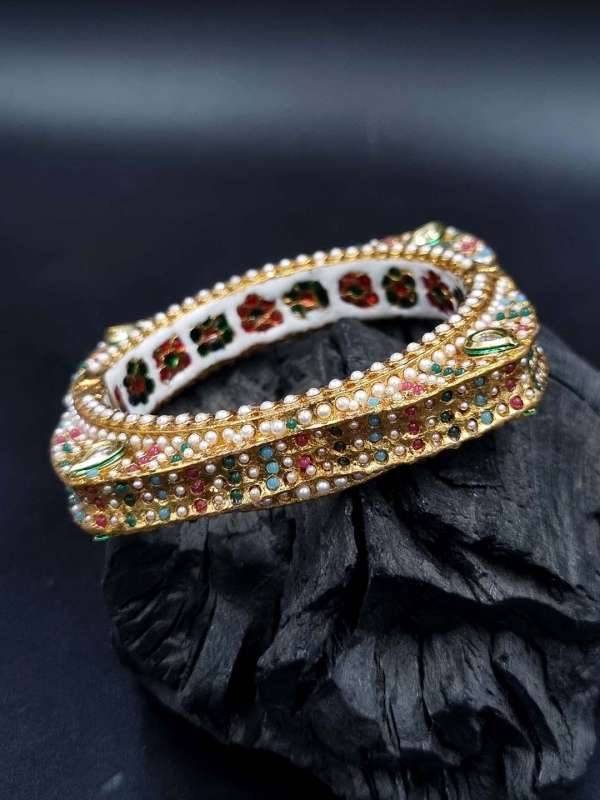Pearl Bangles Buy Pearl Bangles online in India