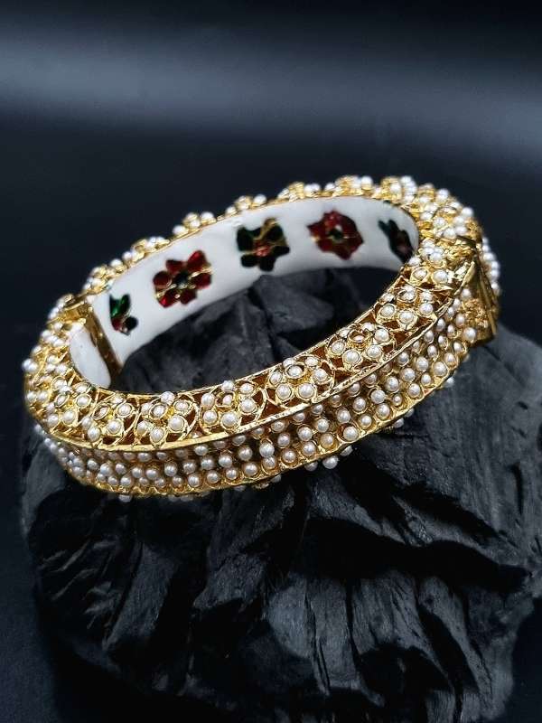 Original Pearl Bangle Buy Original Pearl Bangle online in India