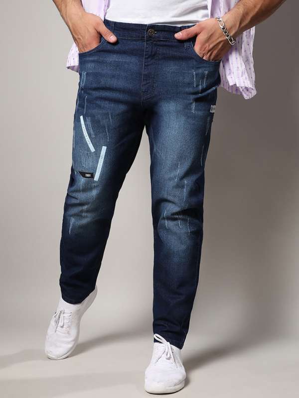 Ripped track clearance jeans