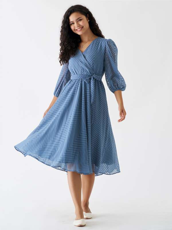 Wrap best sale dress myntra