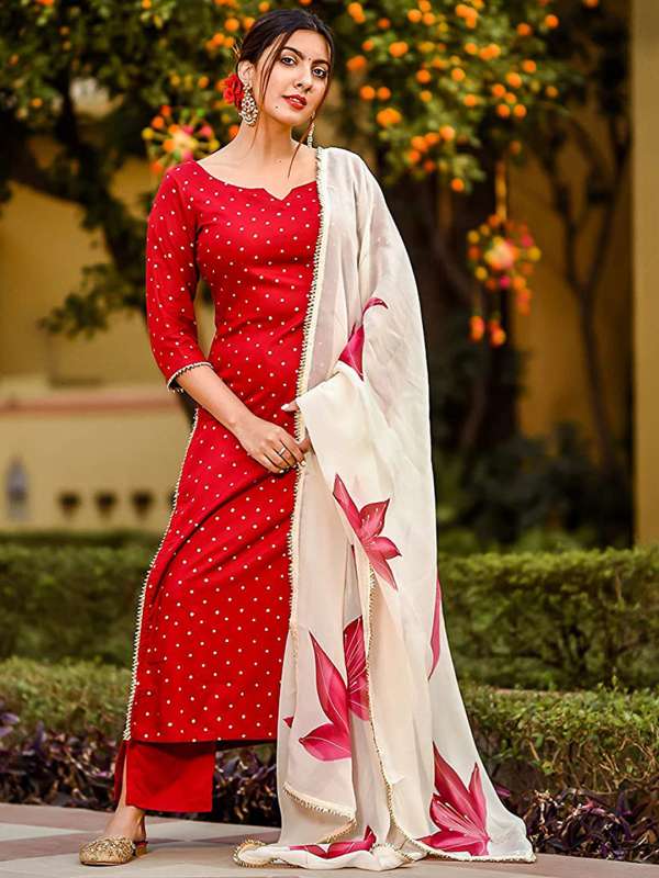 Dot kurta pyjamas online clearance
