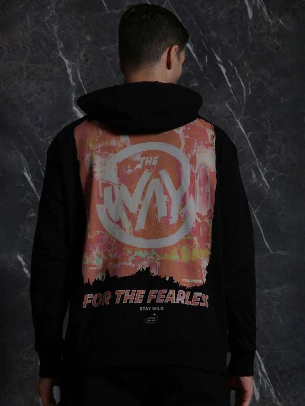 Panda hoodie top myntra