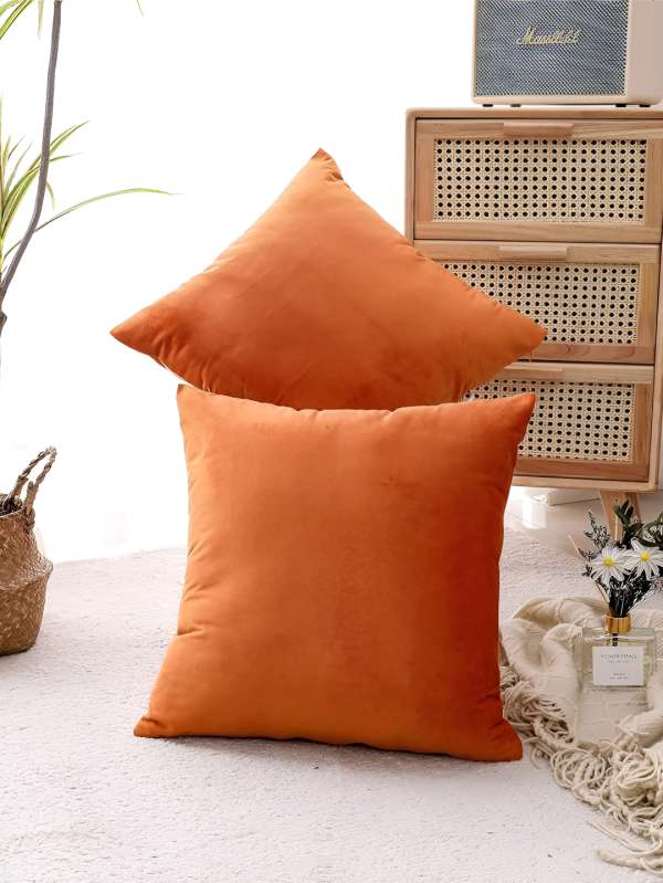 Cheap sales orange cushions