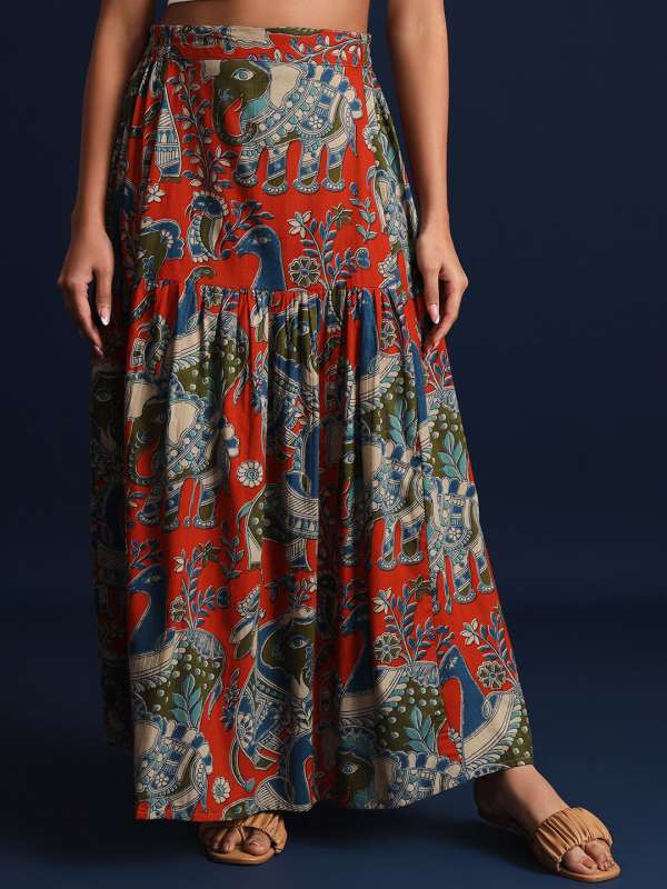 Kalamkari skirts hot sale online