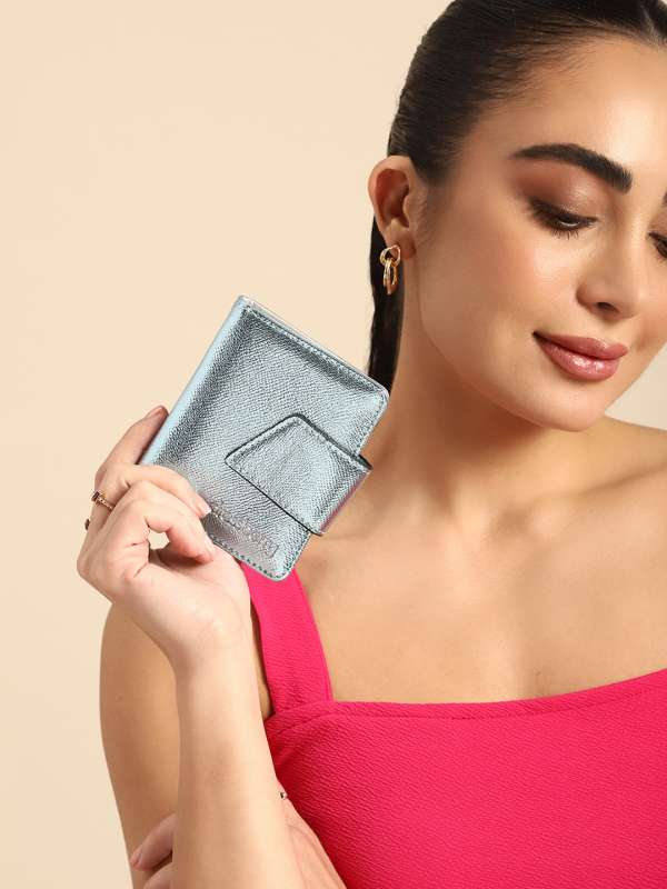 Dressberry Blue Wallet Buy Dressberry Blue Wallet online in India