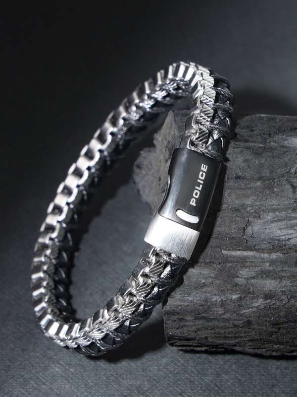 Men Police Bracelet Buy Men Police Bracelet online in India