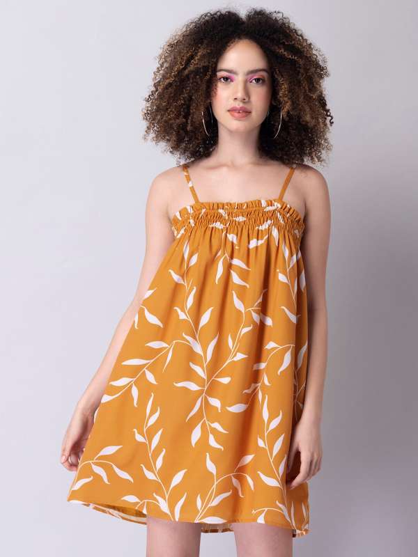 Faballey Yellow Dresses Buy Faballey Yellow Dresses online in India