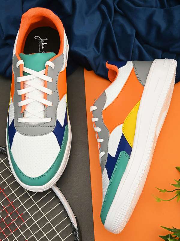 Mens discount orange shoes