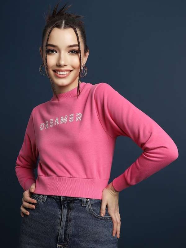 Forever 21 pink sweatshirt new arrivals