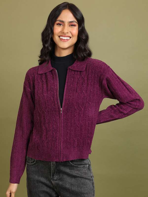 Purple pullover clearance women's