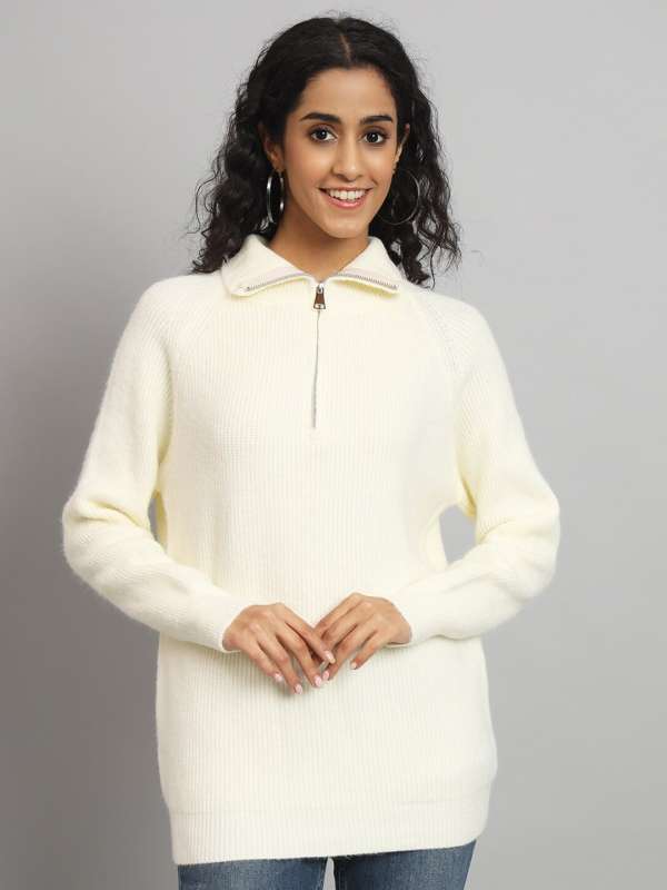 Zipper sweater for 2025 ladies