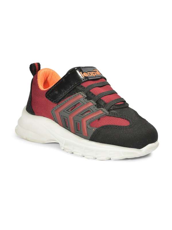 Boys maroon shoes sales
