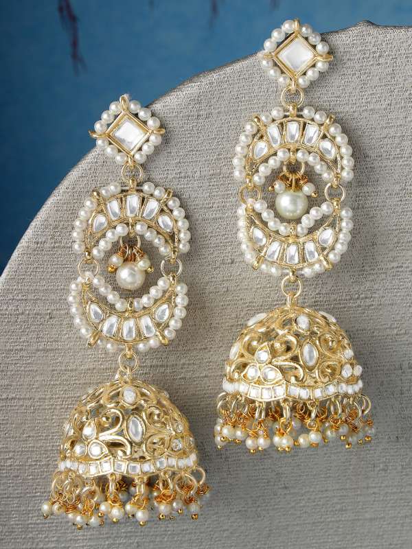 Ethnic Jhumkas Buy Ethnic Jhumkas online in India