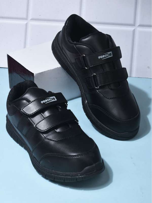 Kix Daily wear Black Uniform Shoes, Size: 4 at best price in Mumbai