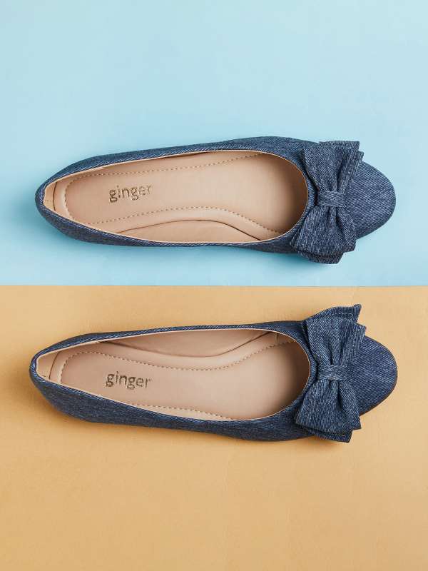 Navy blue clearance ballerina shoes