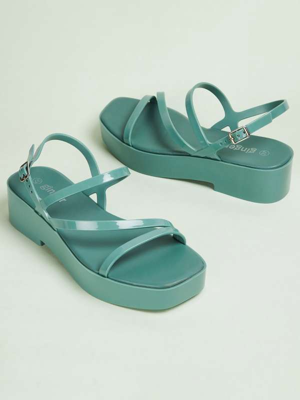 Strappy sales heels online
