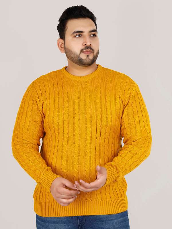 Sztori Mustard Sweaters Buy Sztori Mustard Sweaters online in India