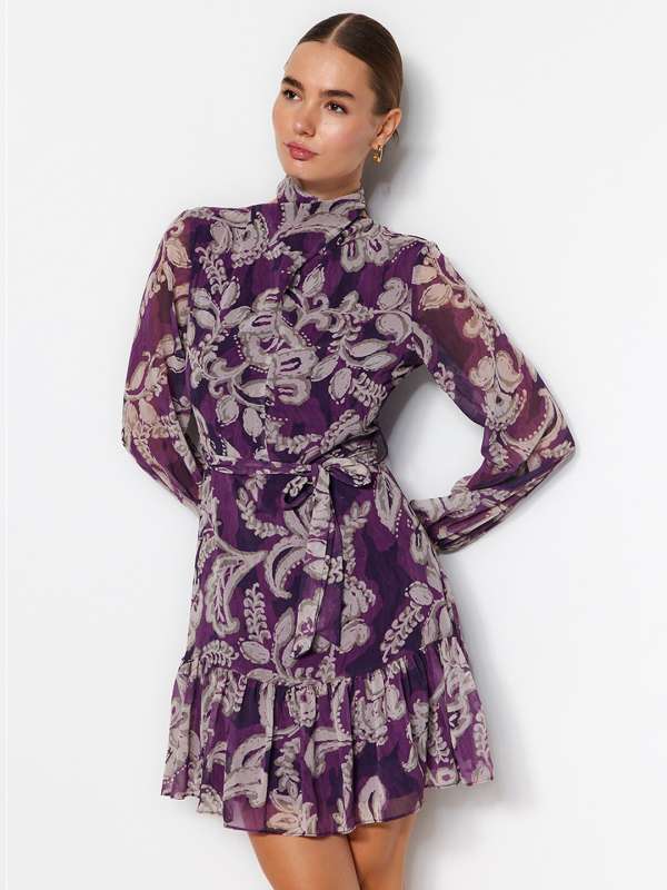 Myntra a line dresses 2025