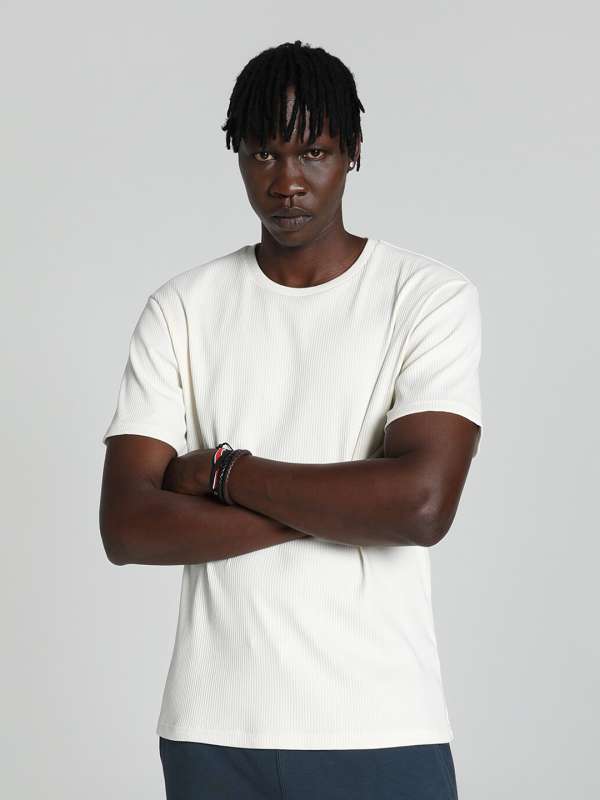 White t shirt myntra deals