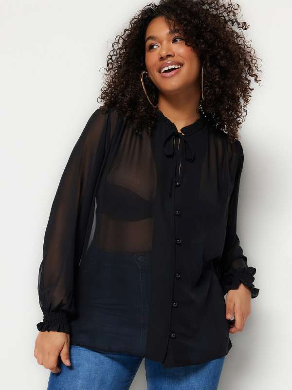 sheer shirt womens