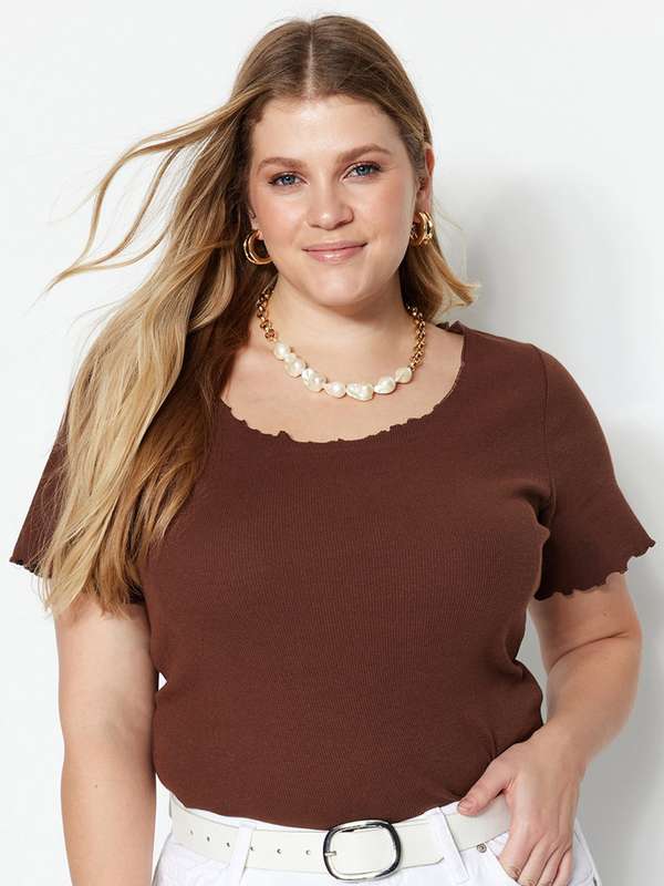 myntra plus size tops