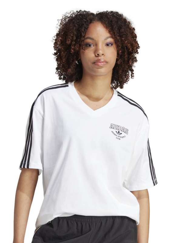 Off shoulder adidas top sales