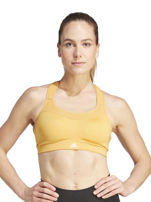 Solid Sexy Sports Bra High Support Stripe Stripes Running Sports