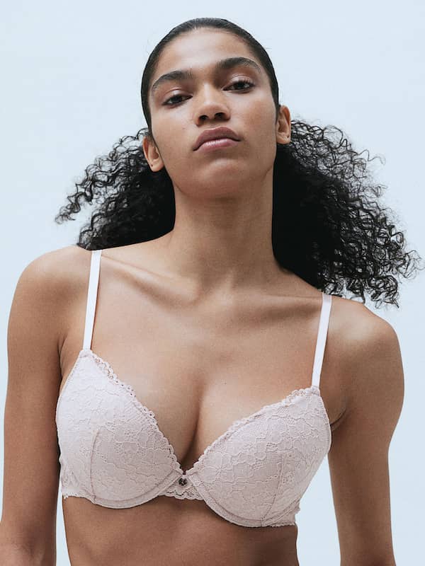 Transparent Or Lace Bra - Buy Transparent Or Lace Bra online in India