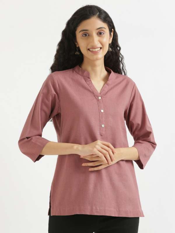 Linen kurtis sales